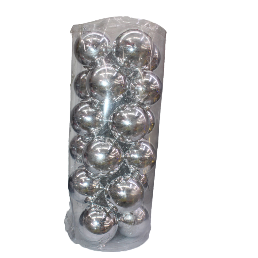 Silver Christmas Balls