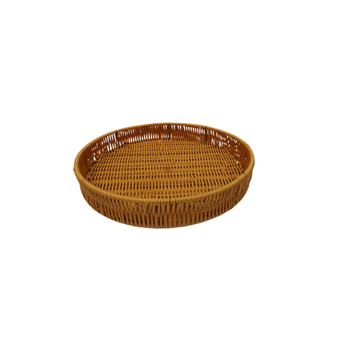 Circle Shaped Wicker Trays