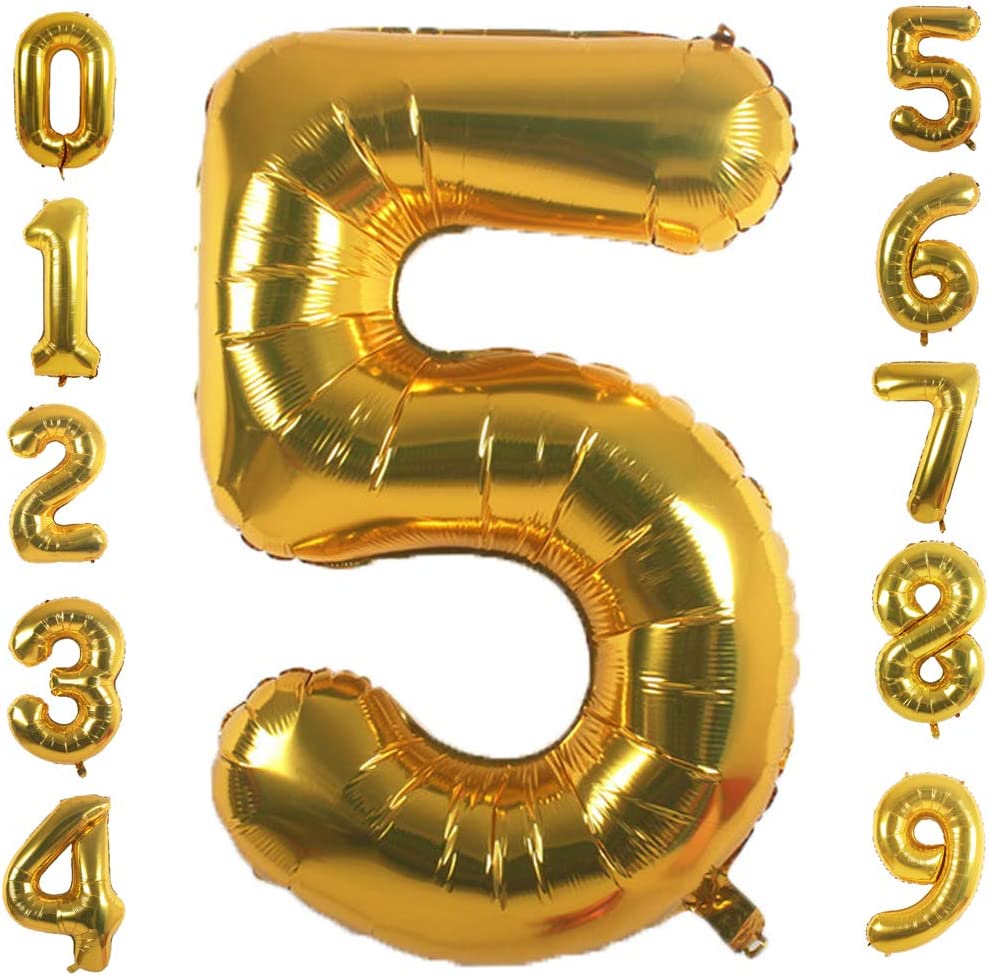 Foil Number Balloons