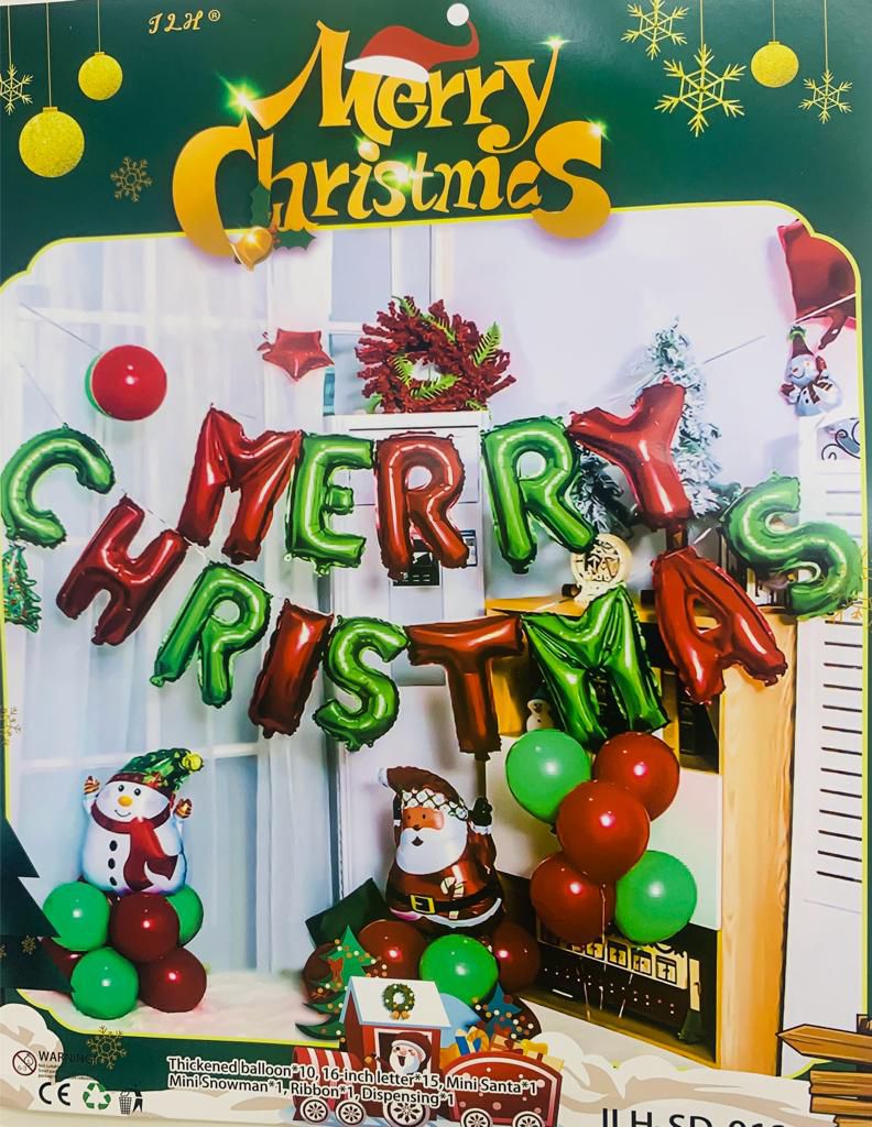 Set of Christmas Balloons