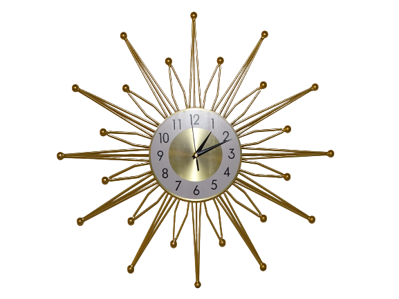Metallic Wall Clock
