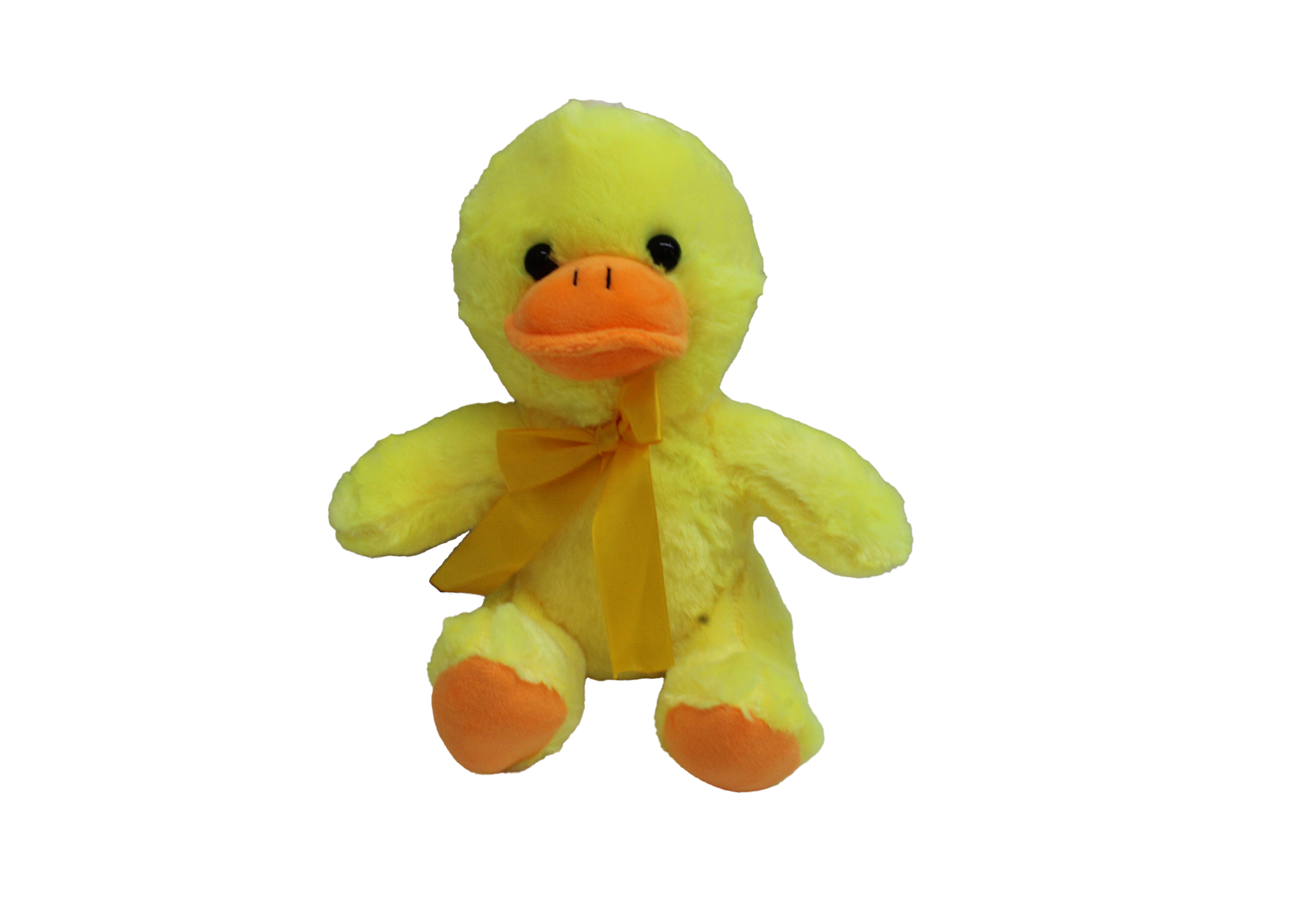 Yellow duck plush stuffed toy