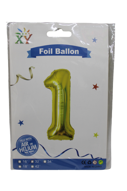 Foil Number Balloons