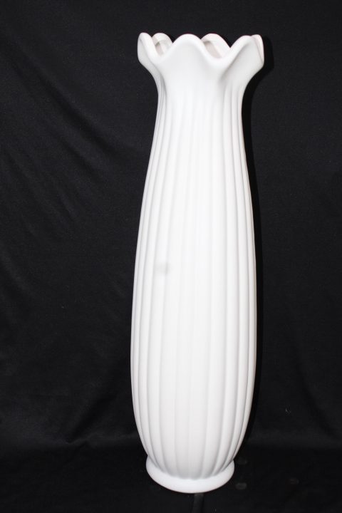 Long White Ceramic Vases