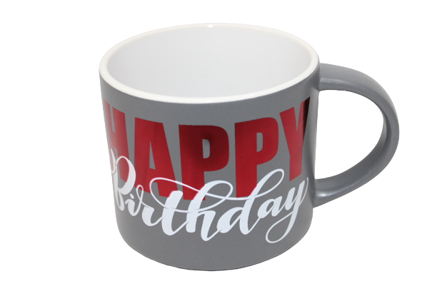 Ceramic Birthday Message Mugs