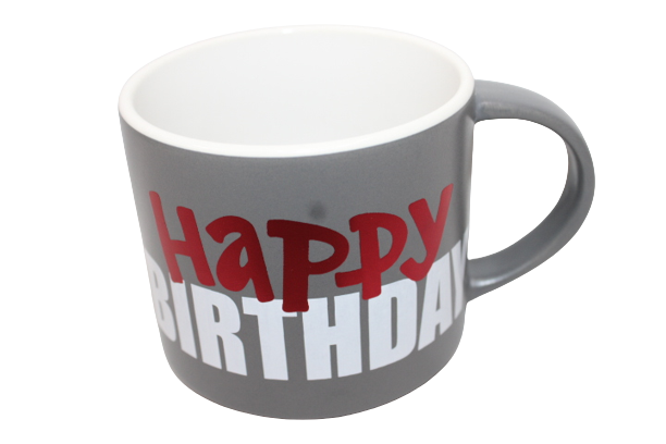 Ceramic Birthday Message Mugs