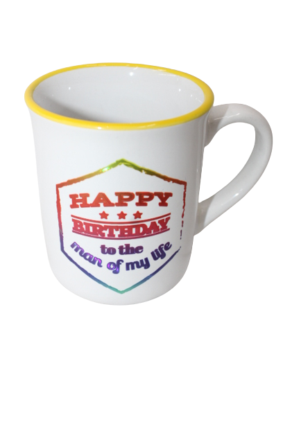 Ceramic Birthday Message Mugs