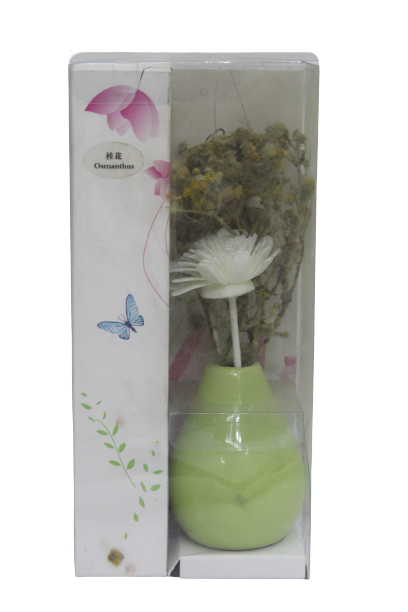 Ceramic Vase Flower Diffuser with Sola Flowers