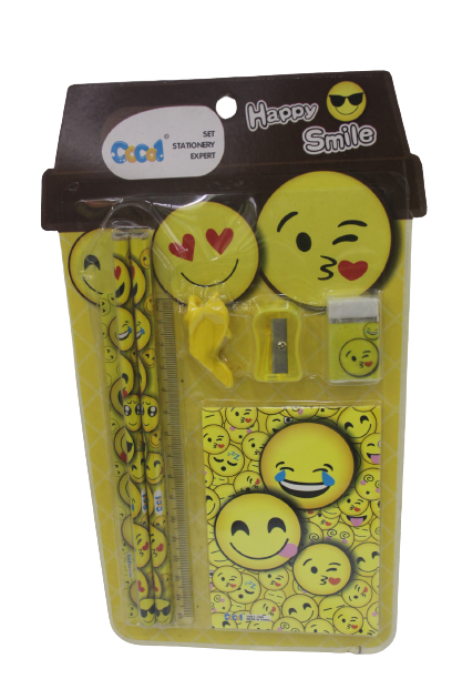 Kids stationery sets With Emoji Shapes