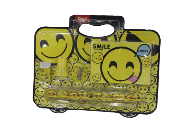 Kids stationery sets With Emoji Shapes