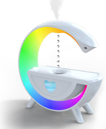 Anti-Gravity Air Humidifier 350ml RGB Night Light Water Droplet Sprayer Creative Home Office Mist Maker Ultrasonic Cool Mist