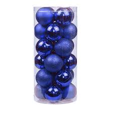 Blue Christmas Balls Decorations