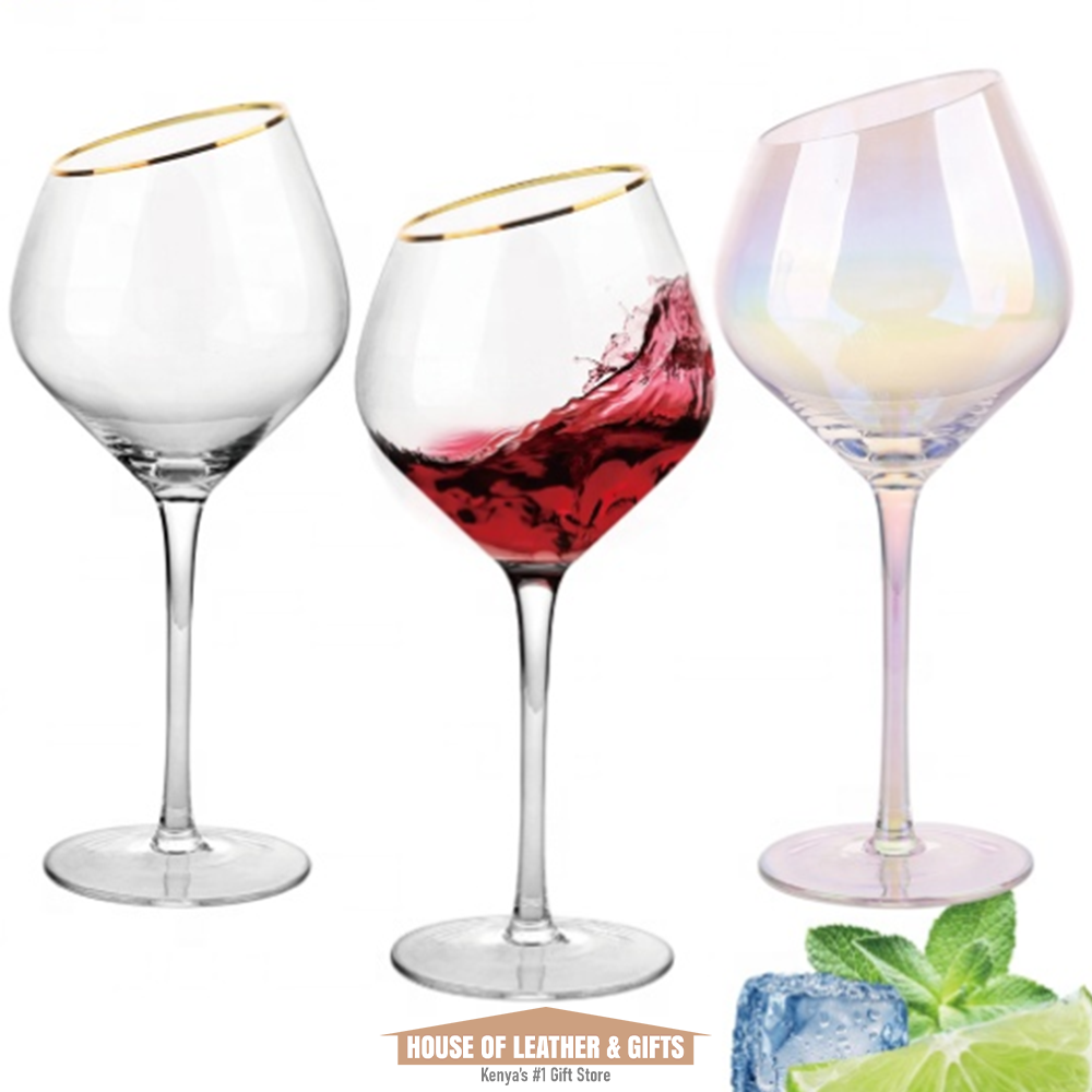 Wine Glass(slanting top) ppc