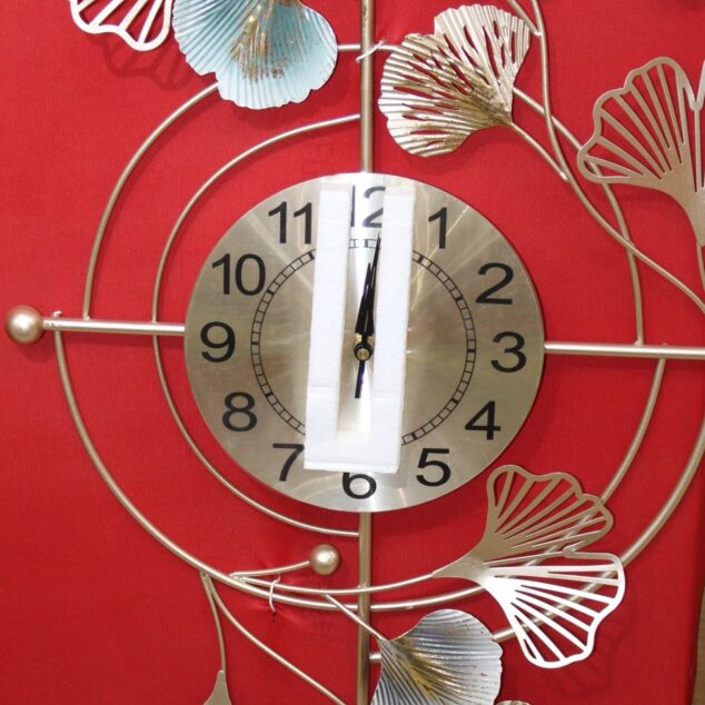 Metallic Wall Clock