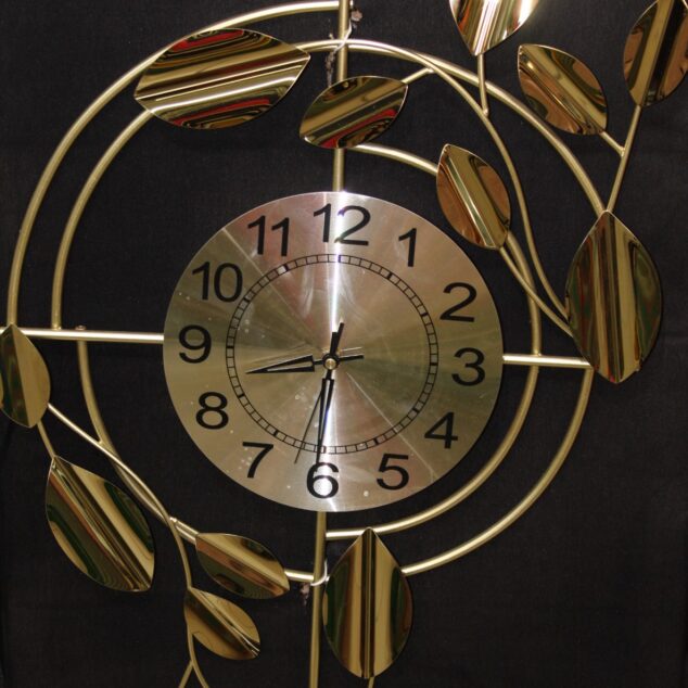 Metallic Wall Clock