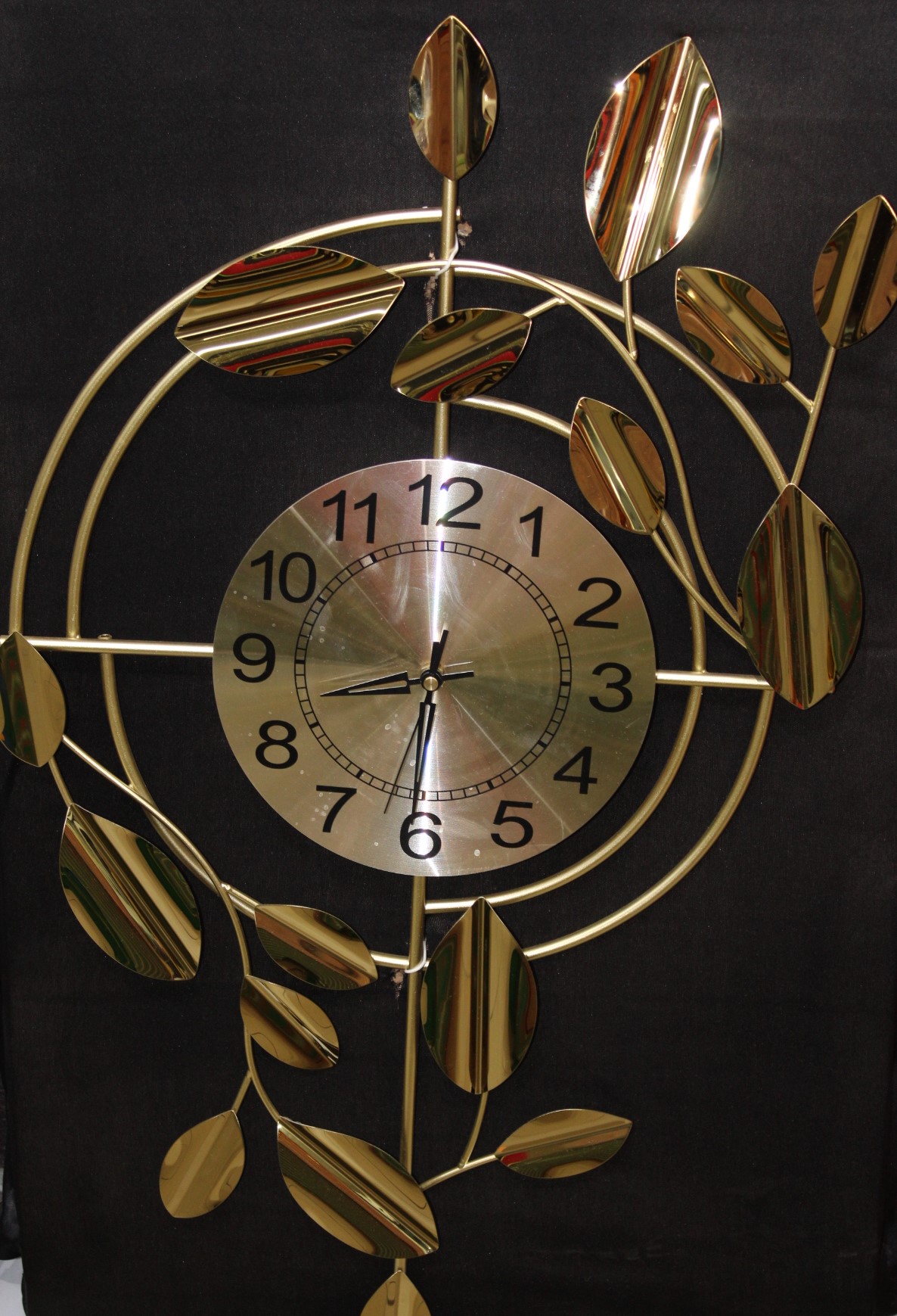 Metallic Wall Clock