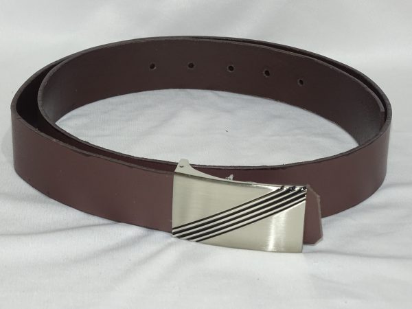 Men's leather belt