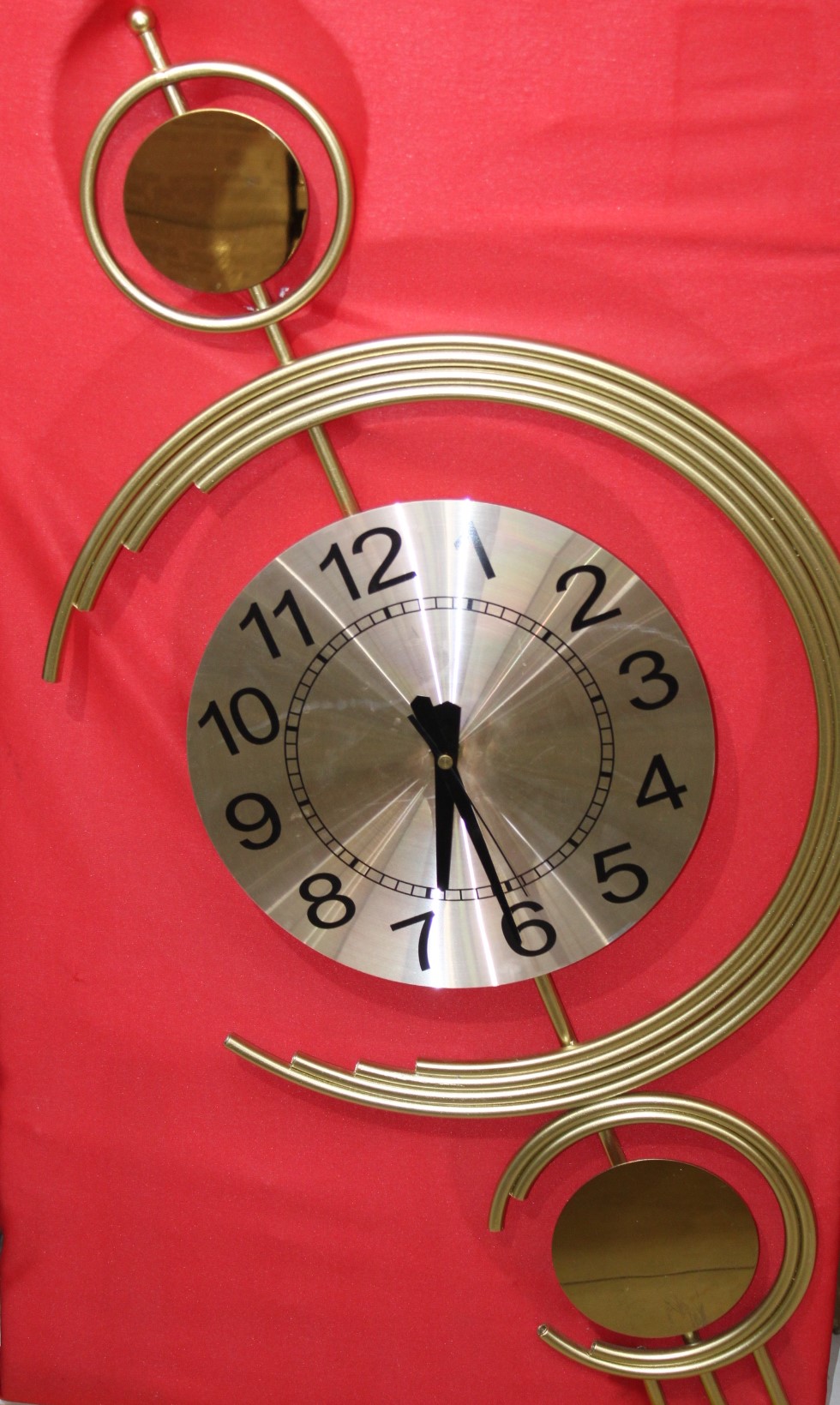 Metallic Wall Clock