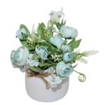 Artificial flower in a vase( MONEY PLANT)