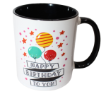 Ceramic Birthday Message Mugs