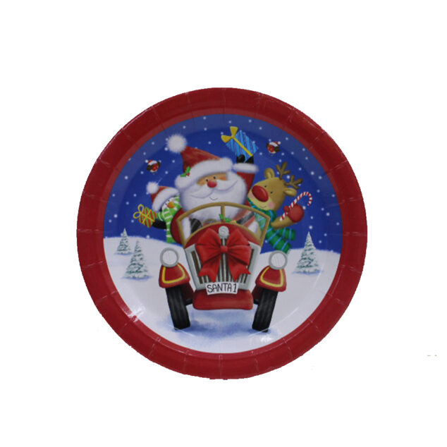 Christmas Party Plates (8 pcs)