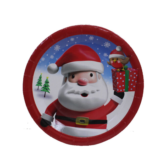 Christmas Party Plates (8 pcs)