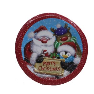 Christmas Party Plates (8 pcs)