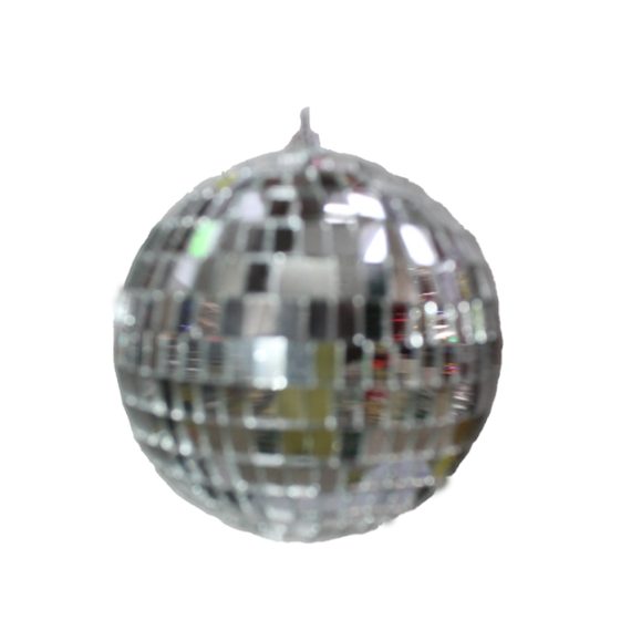 Silver Disco Ball Deco