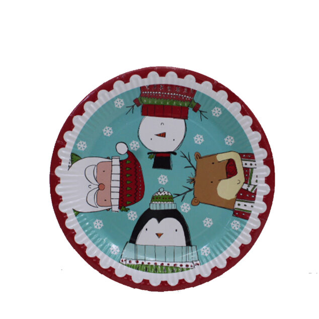 Christmas Party Plates (8 pcs)