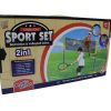 Badminton And Volleyball Sport Set