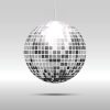 Silver Disco Ball Deco