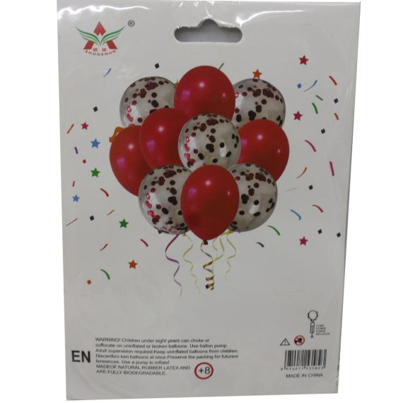 Latex Balloons for Party with ribbon