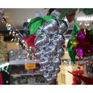 Silver Christmas Decoration Balls