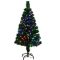 Multi LED + Fibre Optic Pre Lit Christmas Tree (90 cm )
