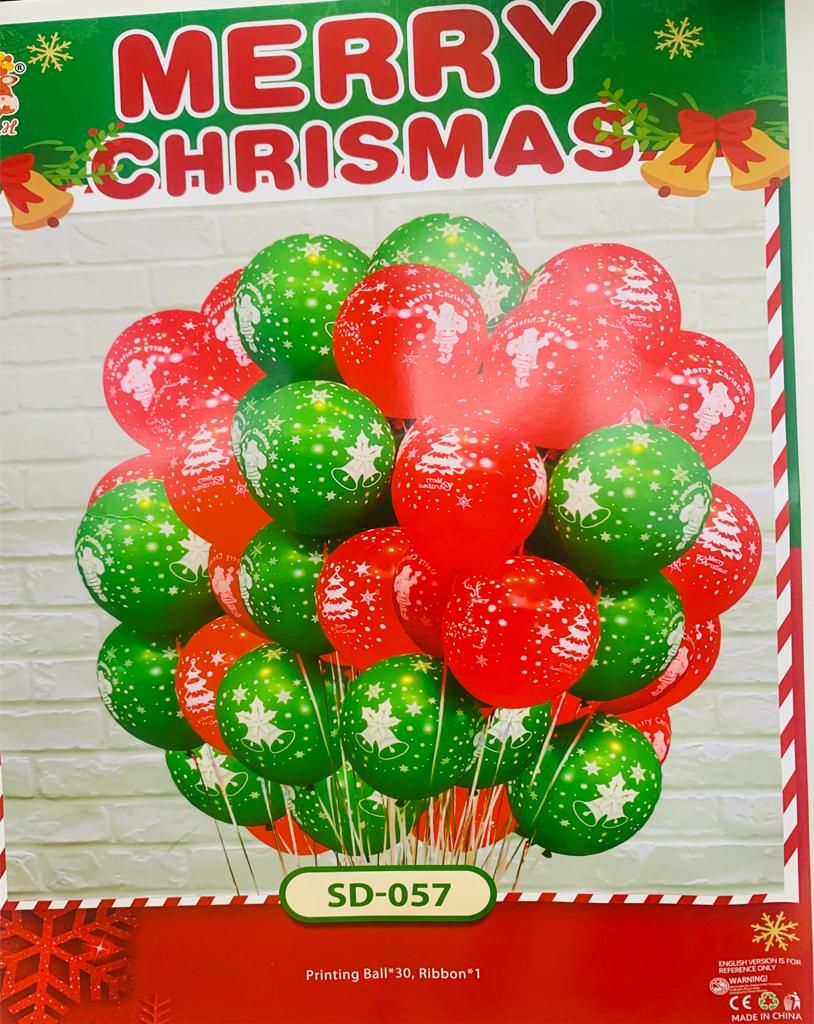 Set of Christmas Balloons