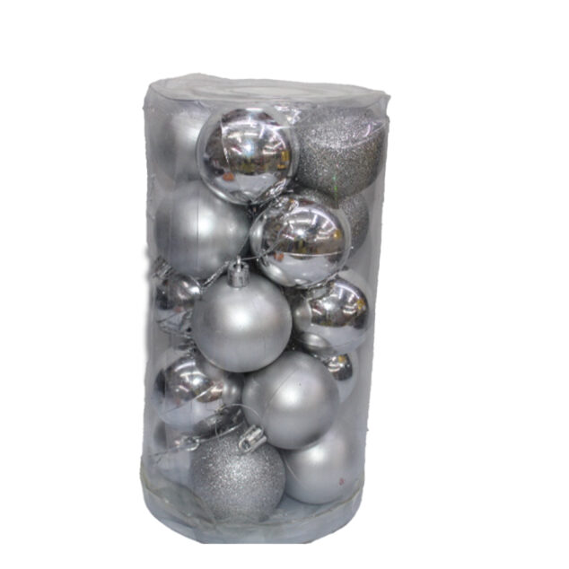 Silver Christmas Balls