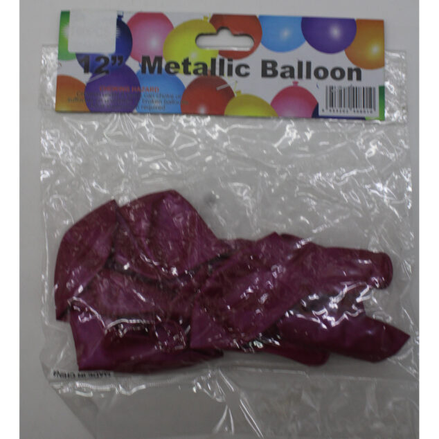 12'' Metallic Balloons 10pcs