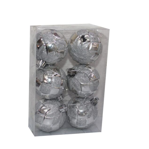 Silver Christmas Balls