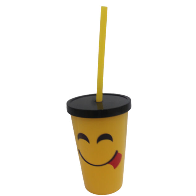 Emoji Cups With Lid