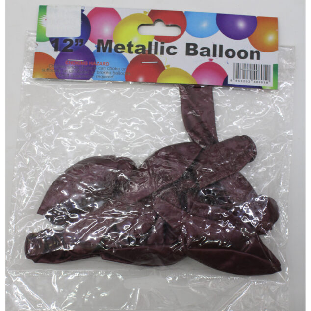 12'' Metallic Balloons 10pcs