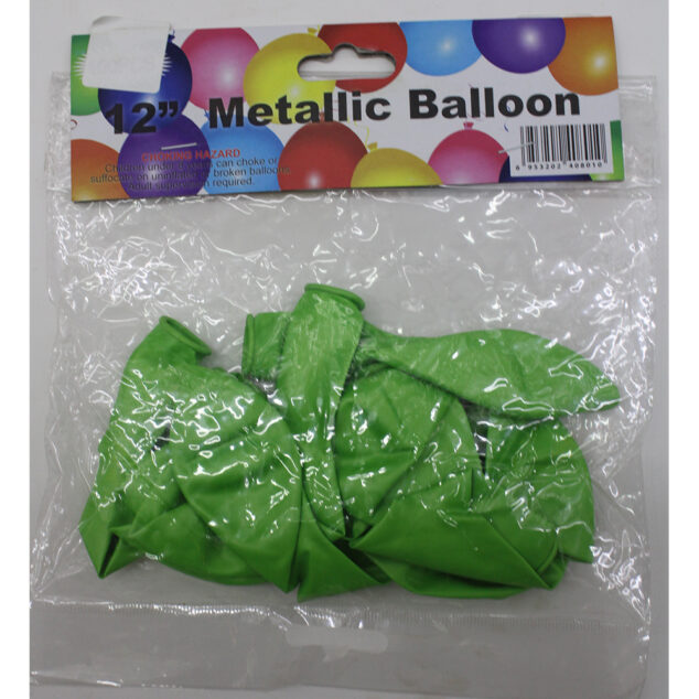 12'' Metallic Balloons 10pcs