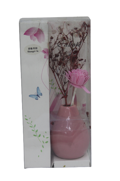 Ceramic Vase Flower Diffuser with Sola Flowers