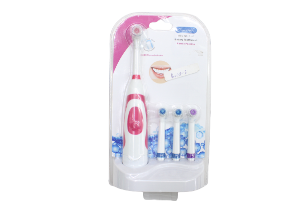 Electric Toothbrush With 4Pcs Replacement Head