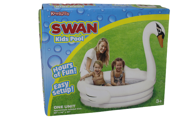 White Swan Inflatable Swimming Pool (60" 56" 44")