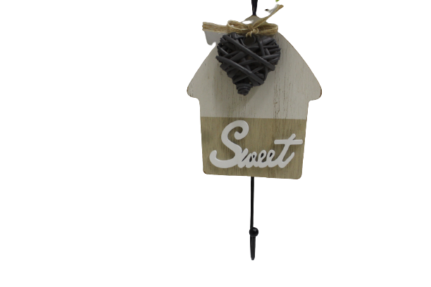 Wooden Hanging Plaque Sign With Hook
