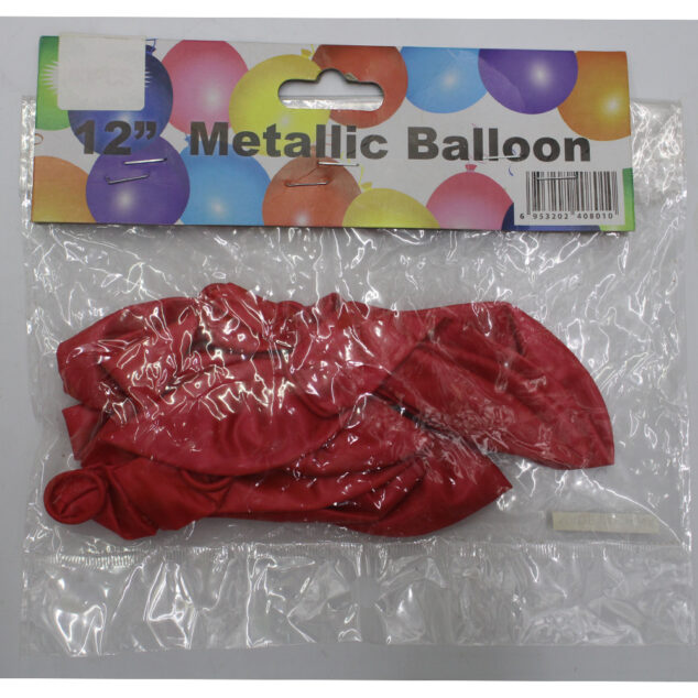 12'' Metallic Balloons 10pcs