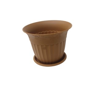 Plastic Planter Pot With Bottom Tray