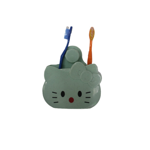 Hello Kitty Multifunctional Toothbrush Holder, Wall Mount Toothbrush Holder