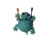 Frog Wall Mount Toothbrush Holder with 4 Suction Cups