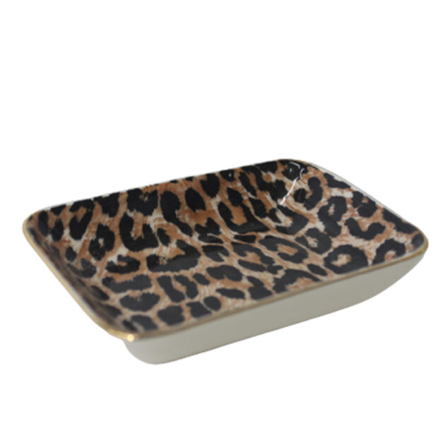 Leopard Print Side Plates